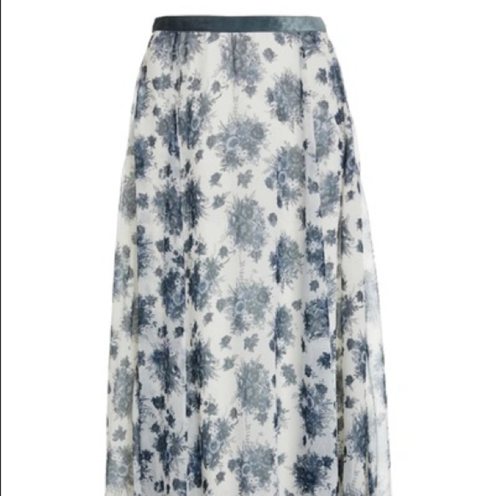 Loveshackfancy Dasha Asymmetric Floral Skirt